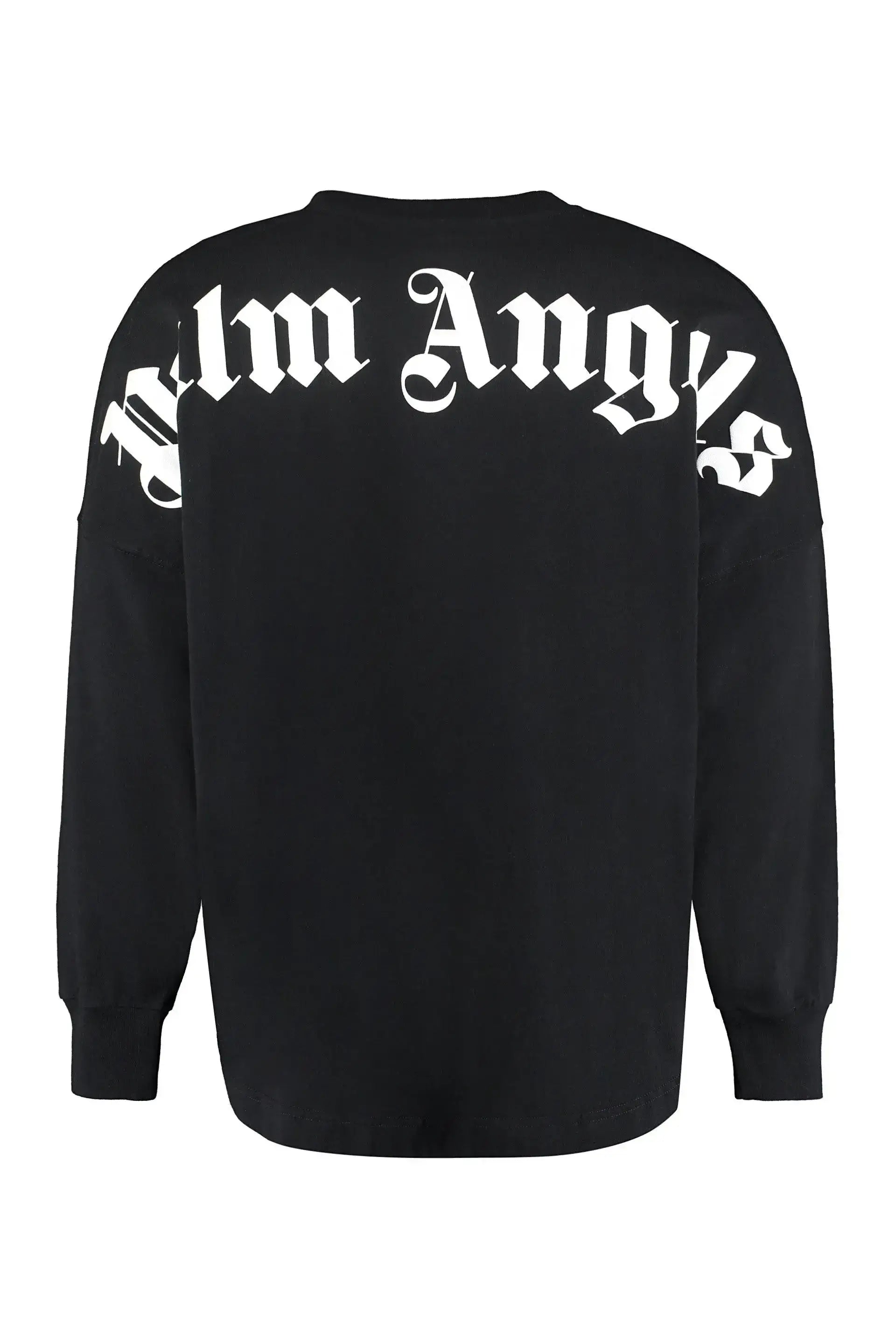 Palm Angels Palm Angels Classic Back Logo Oversized Black L/S Tee - Size: S Sweatshirts | Shop From The Mirage