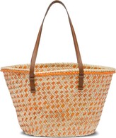 Miu Miu Palmetto logo-appliqué tote bag