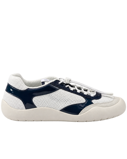 Patent Leather-Mesh Speedrock Sneakers