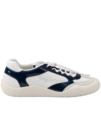 Patent Leather-Mesh Speedrock Sneakers
