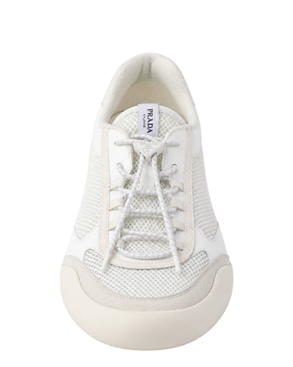 Patent Leather-Mesh Speedrock Sneakers