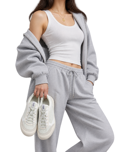 Patent Leather-Mesh Speedrock Sneakers