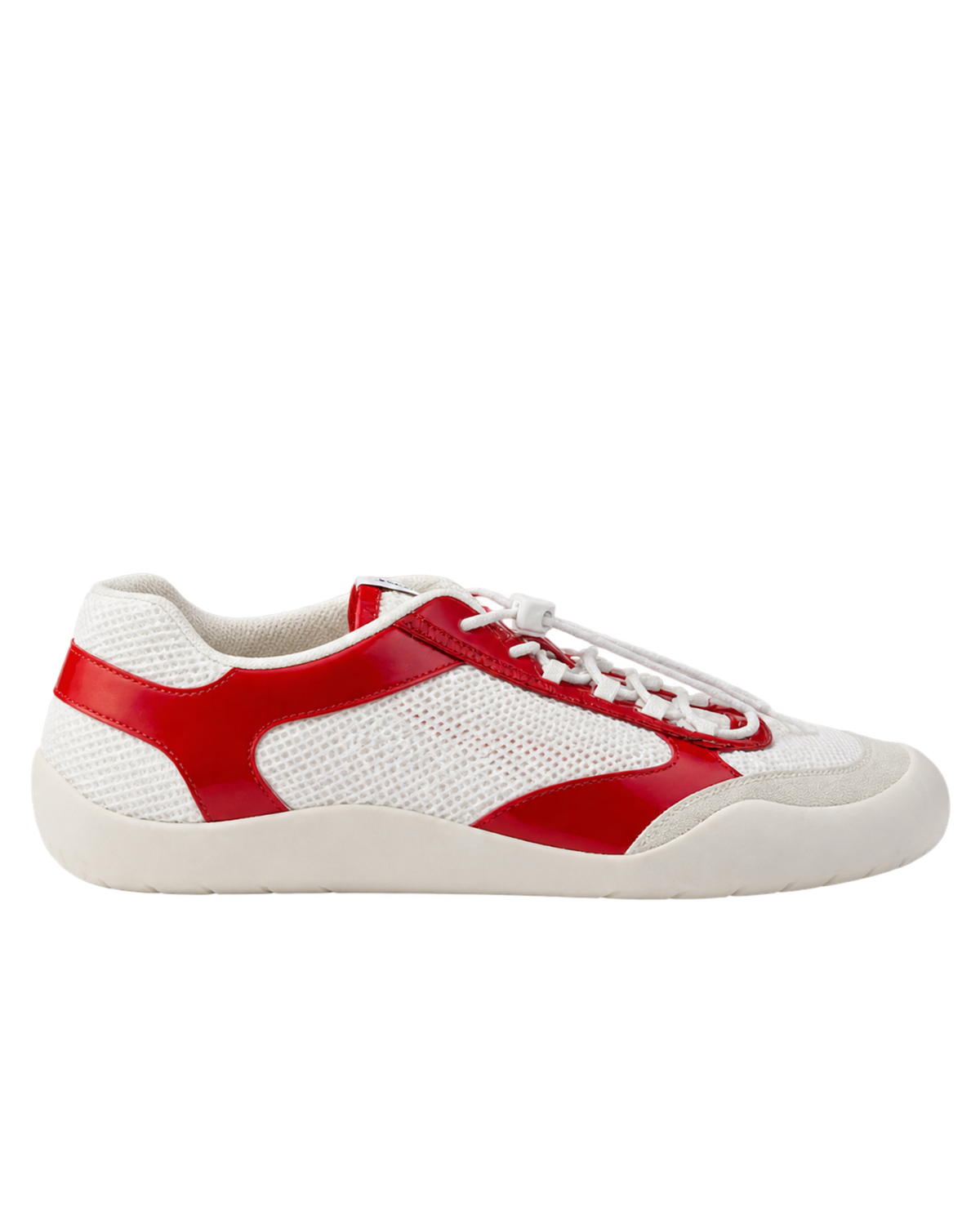 Patent Leather-Mesh Speedrock Sneakers