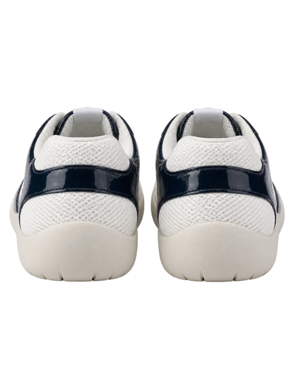 Patent Leather-Mesh Speedrock Sneakers