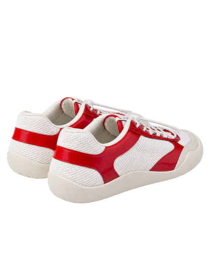 Patent Leather-Mesh Speedrock Sneakers
