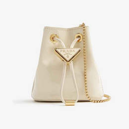 Patent leather mini pouch