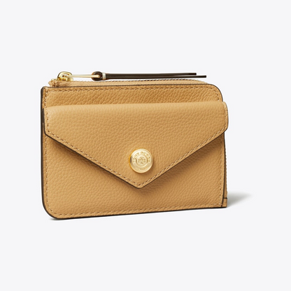 Pebble Envelope Zip Card Case