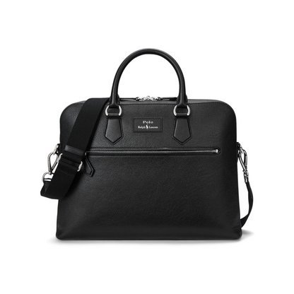 Pebble Leather Commuter Laptop Bag