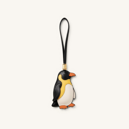 Penguin Bag Charm - Black Multi