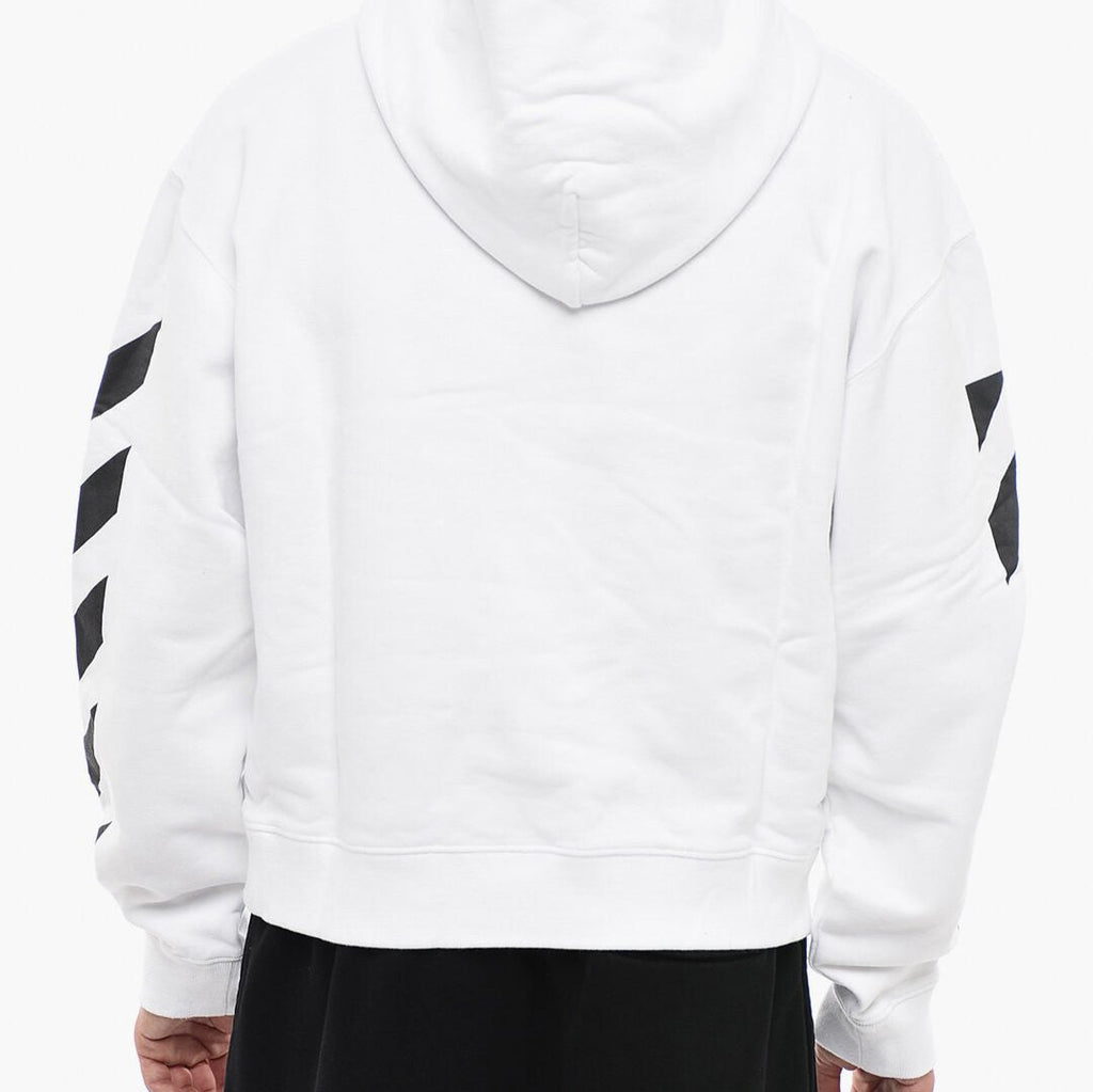 Off White Off-White PERMANENT Hoodie DIAG HELVETICA with Front Pocket - Hoodies | Shop From The Mirage