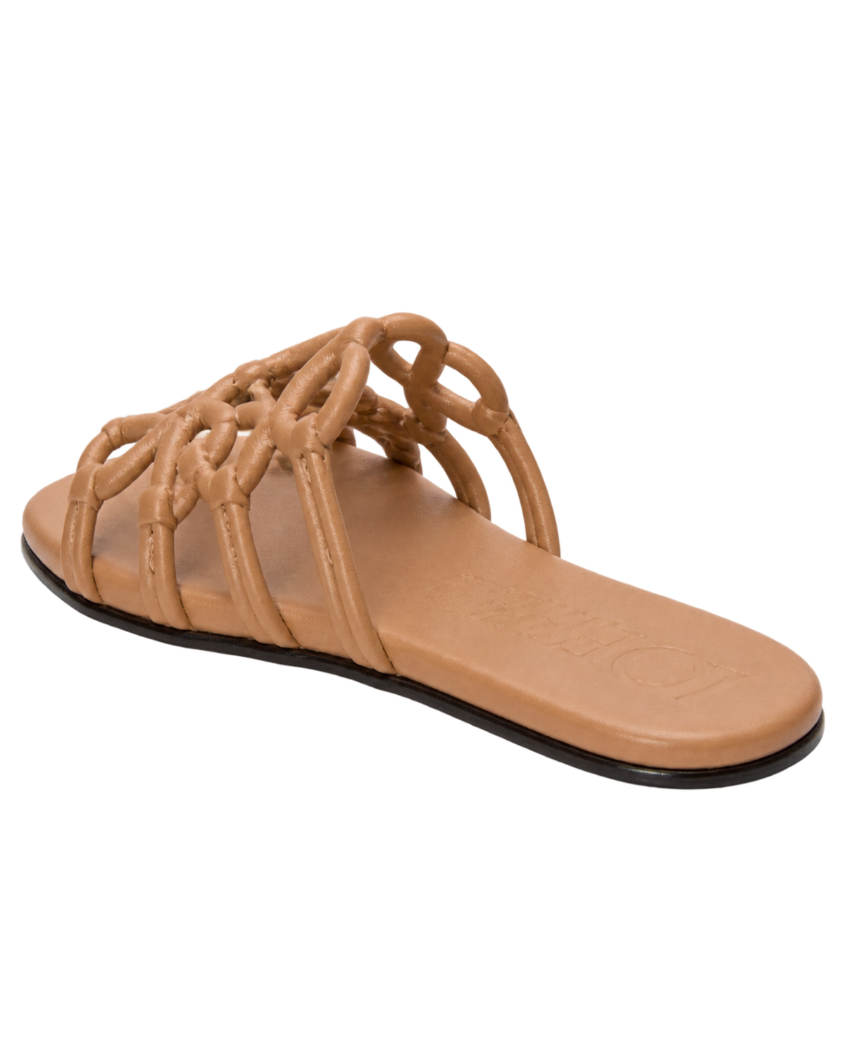 Petal Anagram slide in calfskin