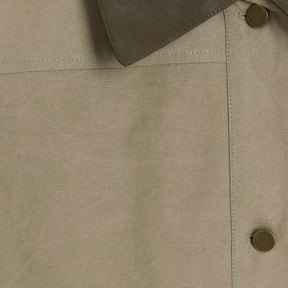 Petite Beige Washed Barn Jacket