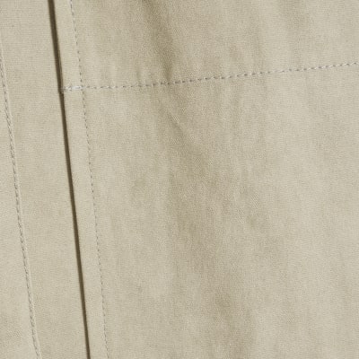 Petite Beige Washed Barn Jacket