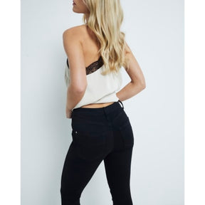Petite Black Mid Rise Sculpt Molly Jeggings