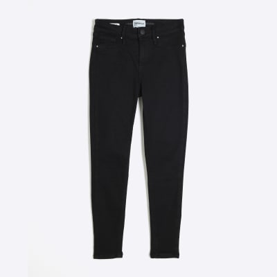 Petite Black Mid Rise Sculpt Molly Jeggings