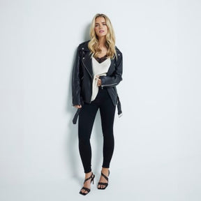 Petite Black Mid Rise Sculpt Molly Jeggings