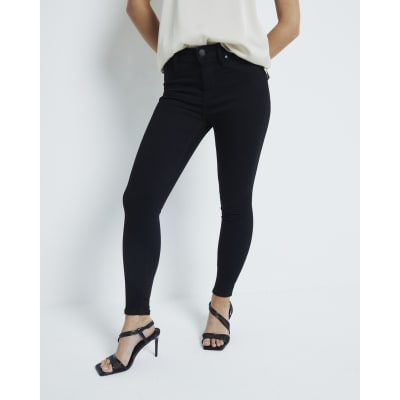 Petite Black Mid Rise Sculpt Molly Jeggings