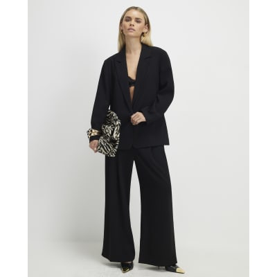 Petite Black Single Breasted Blazer