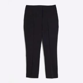 Petite Black Slim Ankle Grazer Trousers