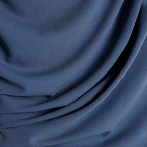 Petite Blue Asymmetric Drape Wrap Midi Dress