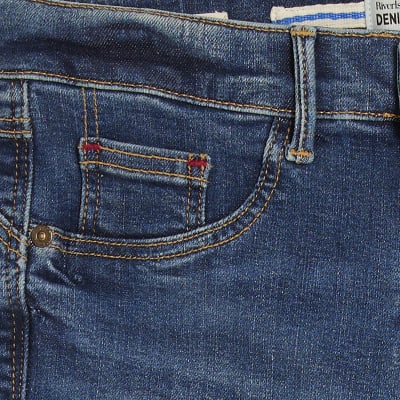 Petite Blue Bum Sculpt Molly Skinny Jeans