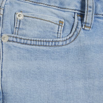 Petite Blue Mid Rise Bootcut Jeans