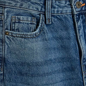 Petite Blue Relaxed Straight Jeans