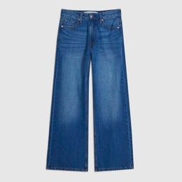 Petite Blue Relaxed Straight Jeans