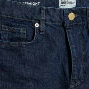 Petite Blue Relaxed Straight Leg Jeans