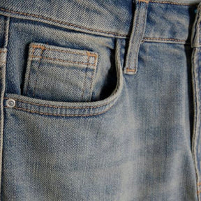 Petite Blue Slim Fit High Waisted Jeans