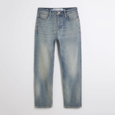 Petite Blue Slim Fit High Waisted Jeans