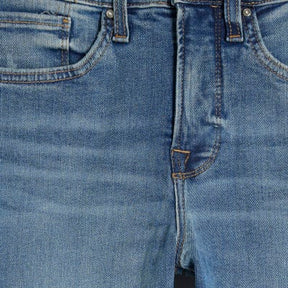 Petite Blue tummy hold flared jeans