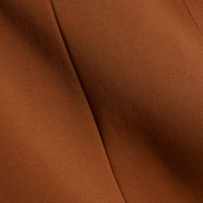 Petite Brown Fitted Knit Sleeveless Top
