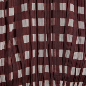 Petite Brown Gingham Crop Top