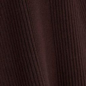 Petite Brown Knitted mini dress