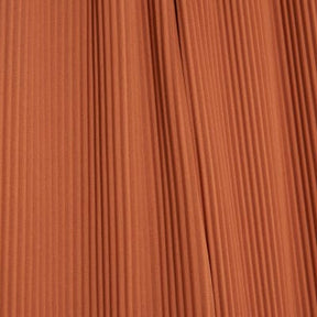 Petite Brown Wide Leg Plisse Trousers