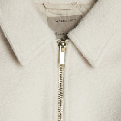 Petite Cream Harrington Jacket