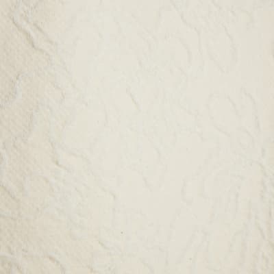 Petite Cream Short Sleeve Jacquard T-shirt