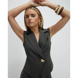 Petite Green Cap Sleeve Wide Leg Jumpsuit