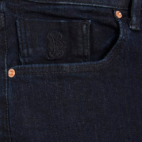 Petite Indigo High Rise Flared Jeans