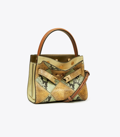 Tory Burch PETITE LEE RADZIWILL DIAMOND EMBOSSED DOUBLE BAG - Bags | Shop From The Mirage