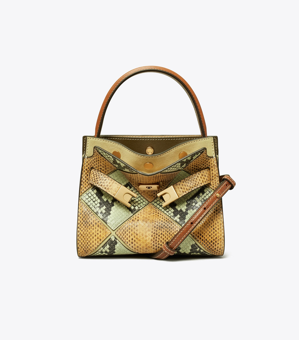 Tory Burch PETITE LEE RADZIWILL DIAMOND EMBOSSED DOUBLE BAG - Bags | Shop From The Mirage