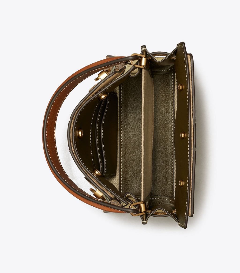 Tory Burch PETITE LEE RADZIWILL DIAMOND EMBOSSED DOUBLE BAG - Bags | Shop From The Mirage