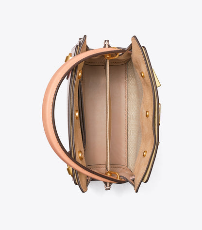 Tory Burch PETITE LEE RADZIWILL PERFORATED DOUBLE BAG - Bags | Shop From The Mirage