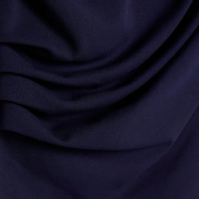 Petite Navy Off Shoulder Drape Top