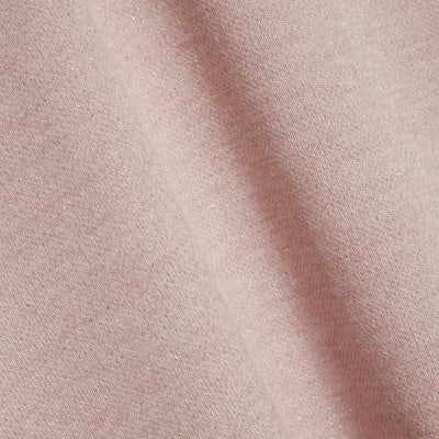 Petite Pink Metallic Midi Skirt