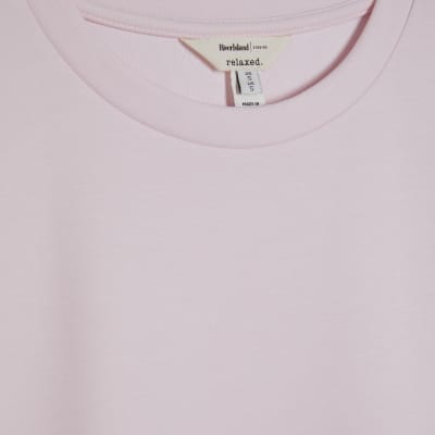Petite Pink Premium Short Sleeve Boxy T-shirt