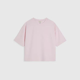 Petite Pink Premium Short Sleeve Boxy T-shirt