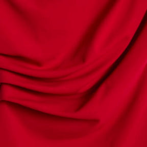 Petite Red Off Shoulder Drape Top