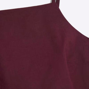 Petite Red Sleeveless Poplin Cami Top